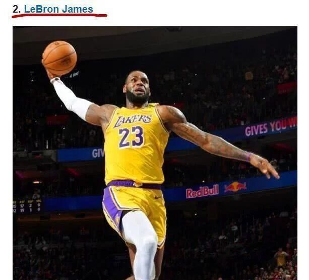 「espn」新鲜出炉！ESPN公布历史74大超巨前10名，詹姆斯科比最终排名确定