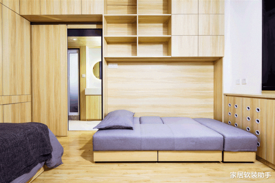 『』刚完工的35㎡小公寓,储物空间充足又功能强大,巧妙极了,晒晒!