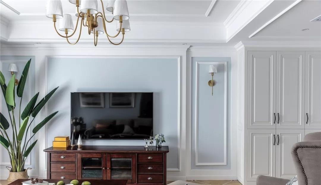 ▲现在的年轻人都这么装电视背景墙了！