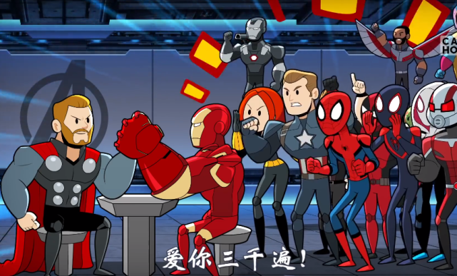 漫威@漫威英雄掰手腕大比拼,美队率先出局,谁能笑到最后?