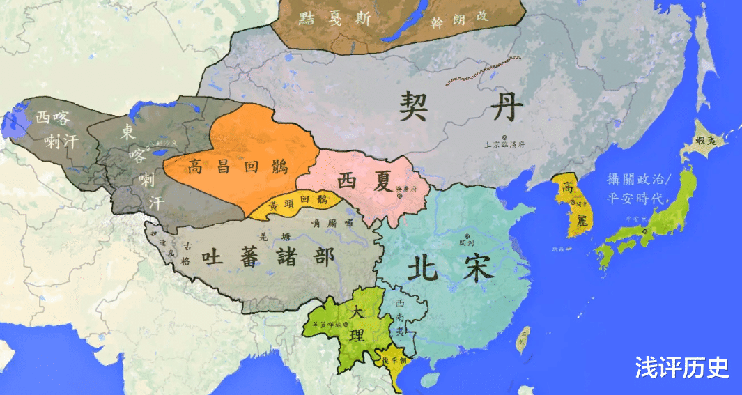 李弥|通过地图看宋元时期的疆域变迁，让你明白国家仅富裕是没有用的