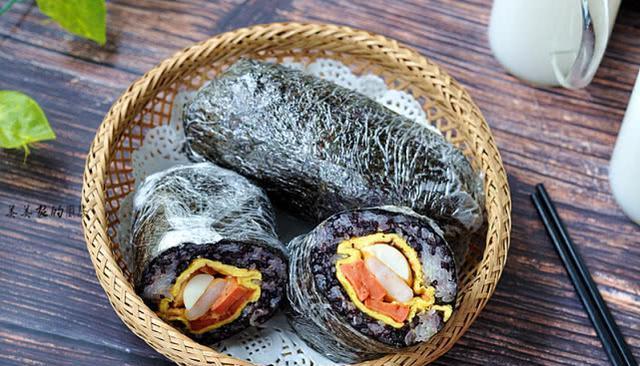 「紫米」早餐就爱这一口，特抗饿，吃一个就饱了，冷热都美味，孩子超爱！