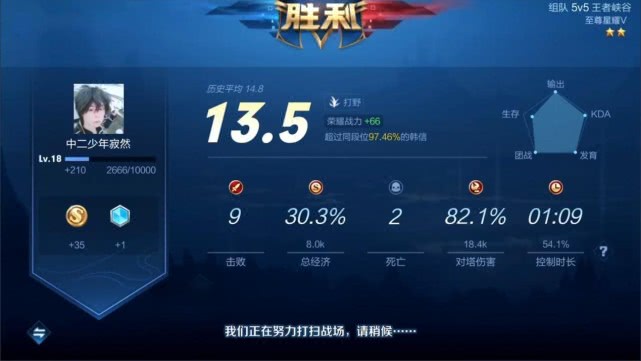 【韩信】寂然发出韩信126场100%胜率后，两名队友先后挂机，这也太真实了！