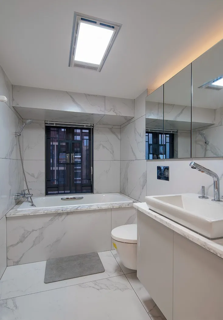 |130㎡现代风格新房装修,厨房餐厅开半窗好有爱!