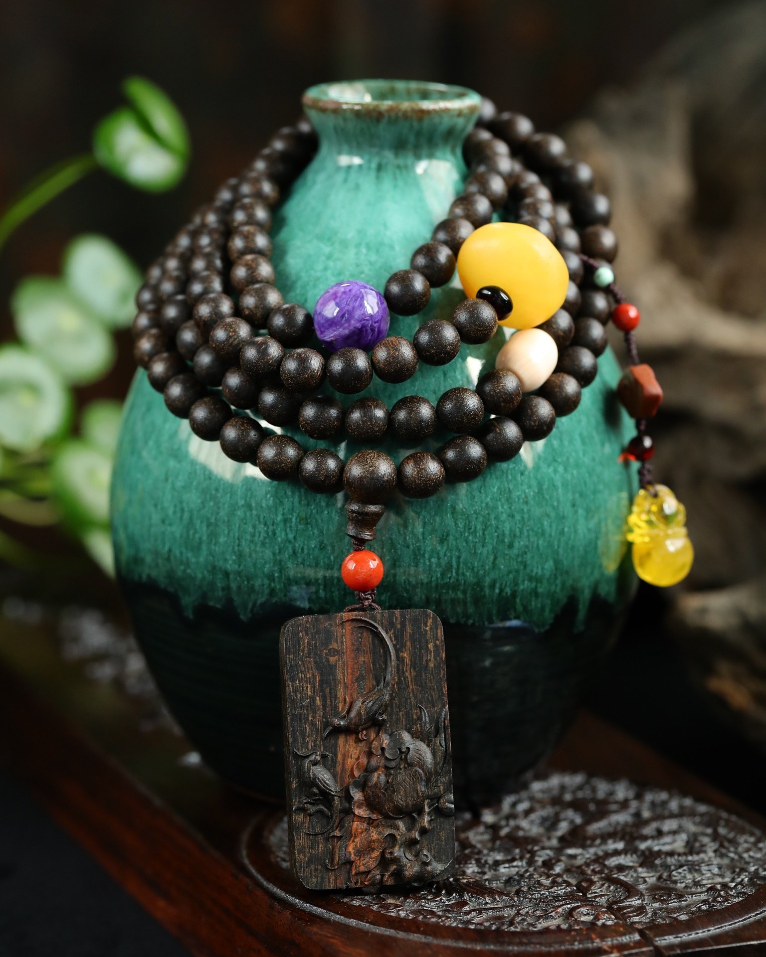 「蜜蜡」原创文玩沉香手串