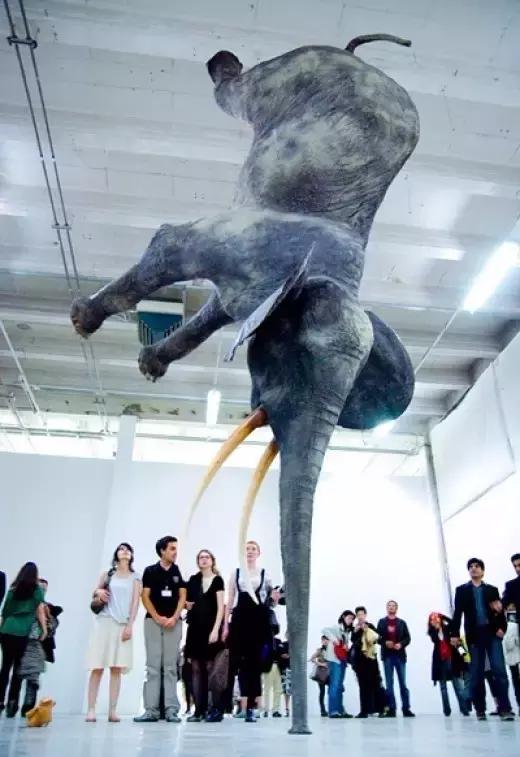 大象|牛顿的棺材板按不住了：这雕塑TMD不科学呀