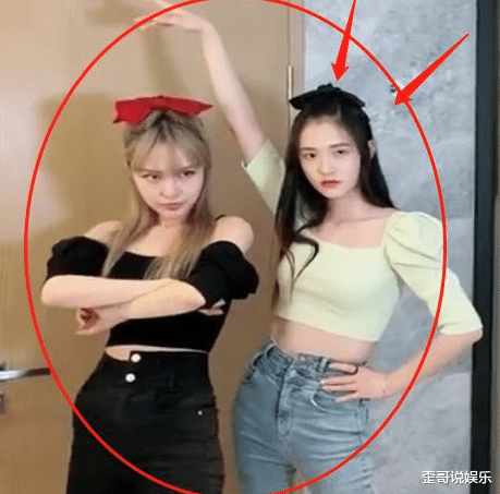 「林允」周扬青林允同框尬舞，看到俩人头围差，终于懂什么是“电影脸”了