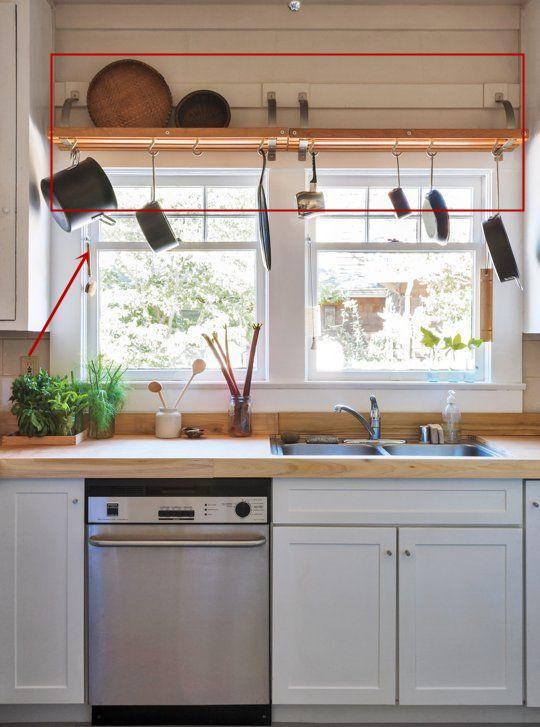 |花个50块装个杆，厨房收纳不用愁，新家安排上，设计绝了！