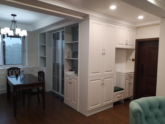 ▲新房装了大杂烩,差差个电视墙,目前花了16万,搭配得不够统一