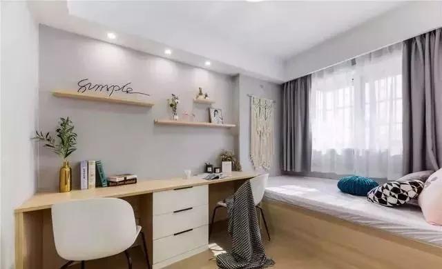 ##我见过最具实用的北欧风，108㎡客厅竟隔出10㎡的书房，太棒了！