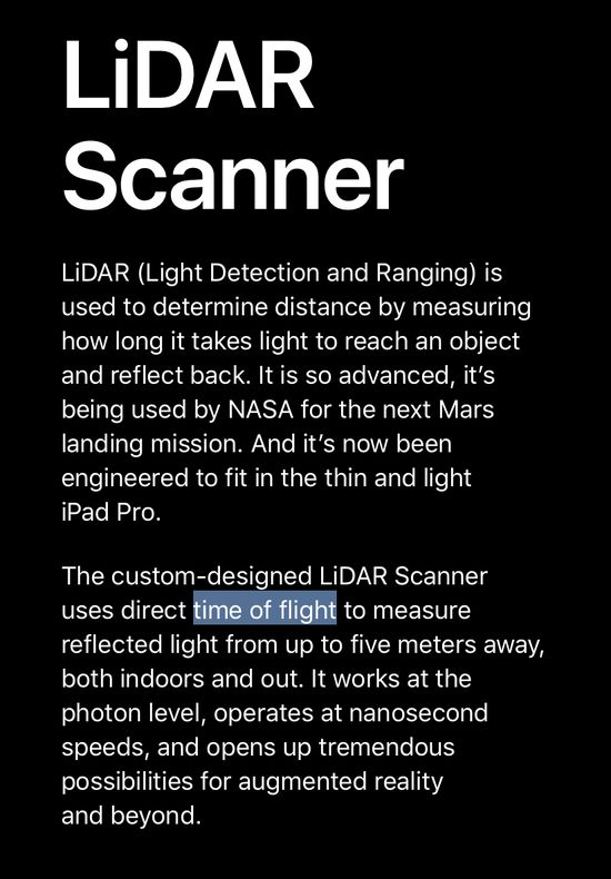 「苹果」苹果激光雷达，又可以吹嘘几年了~