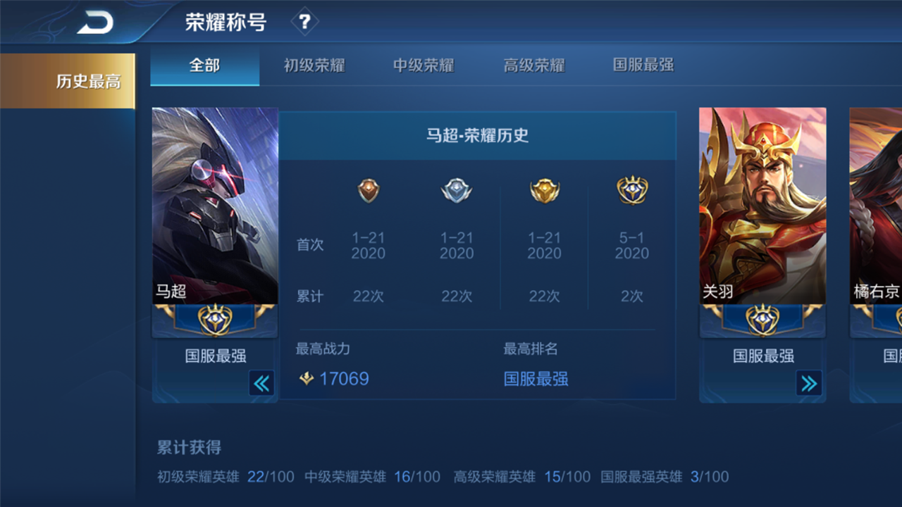 王者荣耀■巅峰榜出现天才少年,马超战力17000望其项背,看到ID后,2W战力露娜服气