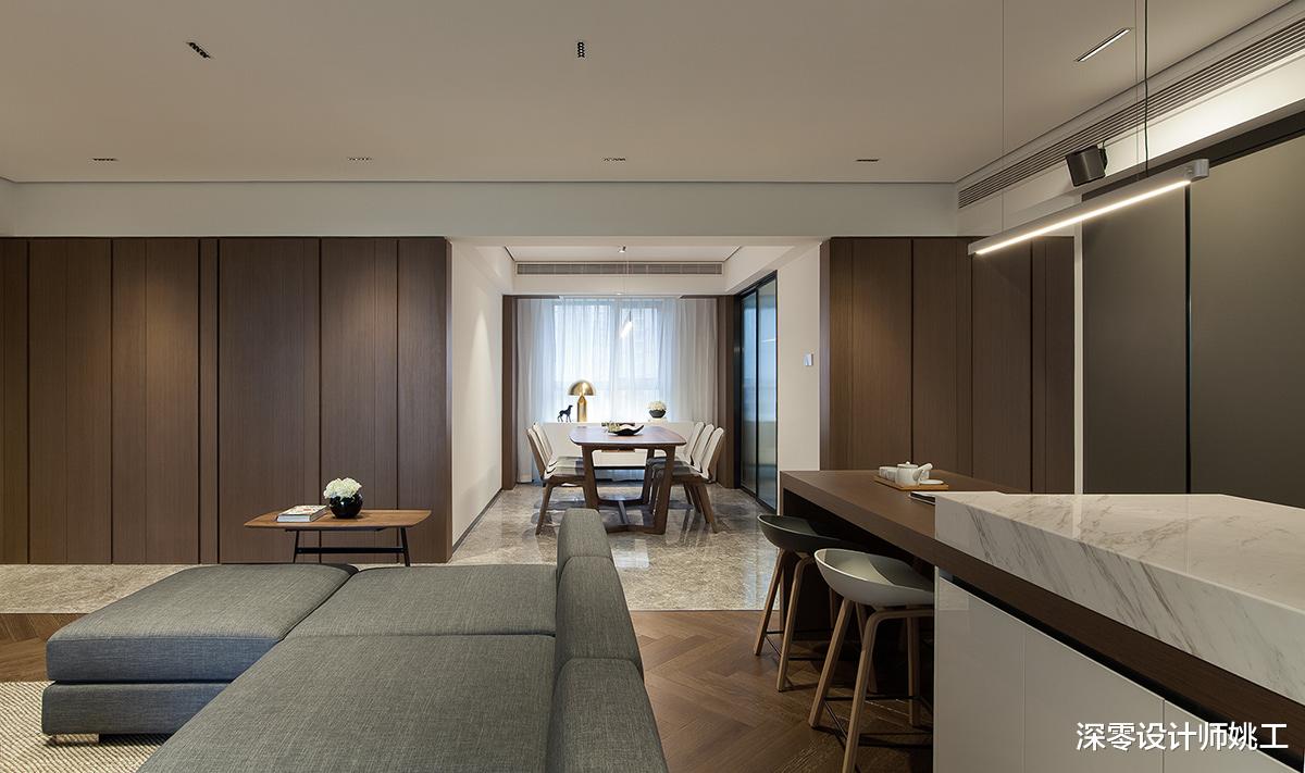 |两兄弟的152平，装修不豪华靠细节取胜，客厅无主灯看着倍高级