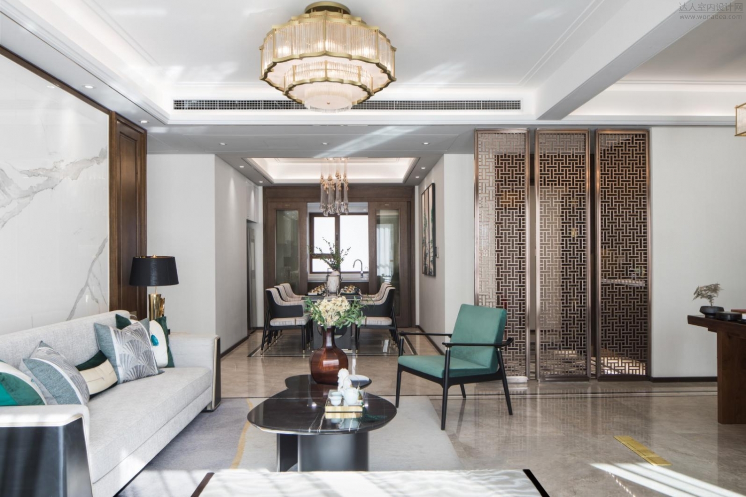 |新中式风格软装设计，东方简雅美宅