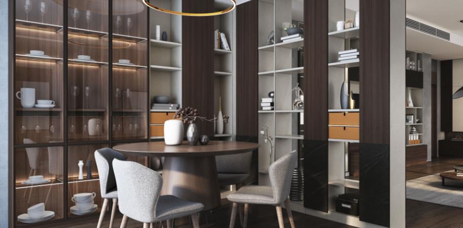 @不砌墙不浪费空间，6款隔断设计让家“更通透”