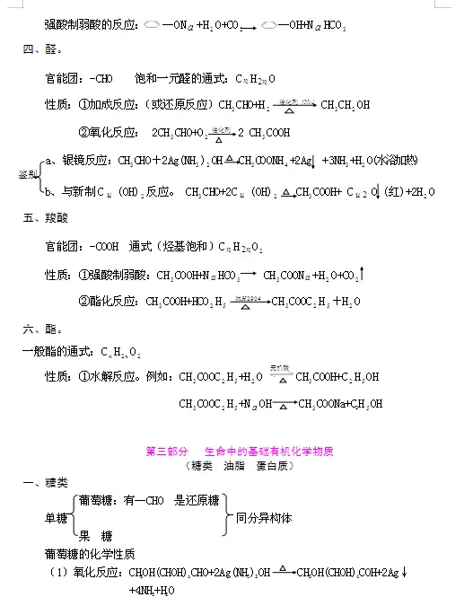 『高中化学』高中化学选修5：有机化学重难点知识清单总汇，高考复习必备！
