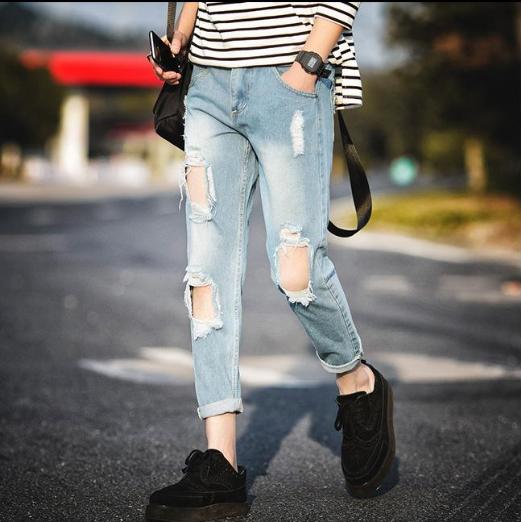 射手座@心理测试：你接受破洞裤破到哪种程度？测你最容易和哪种男生结缘