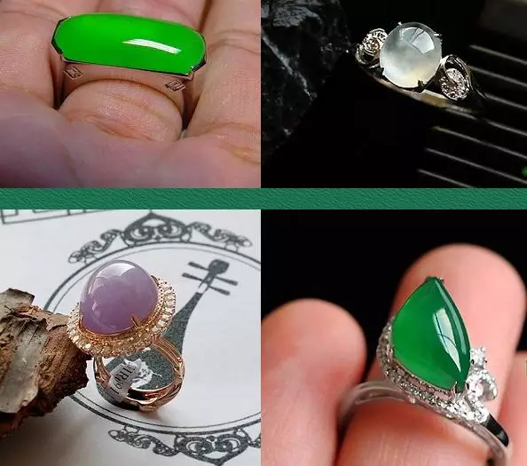 翡翠|100种翡翠戒指款式！美轮美奂，建议收藏