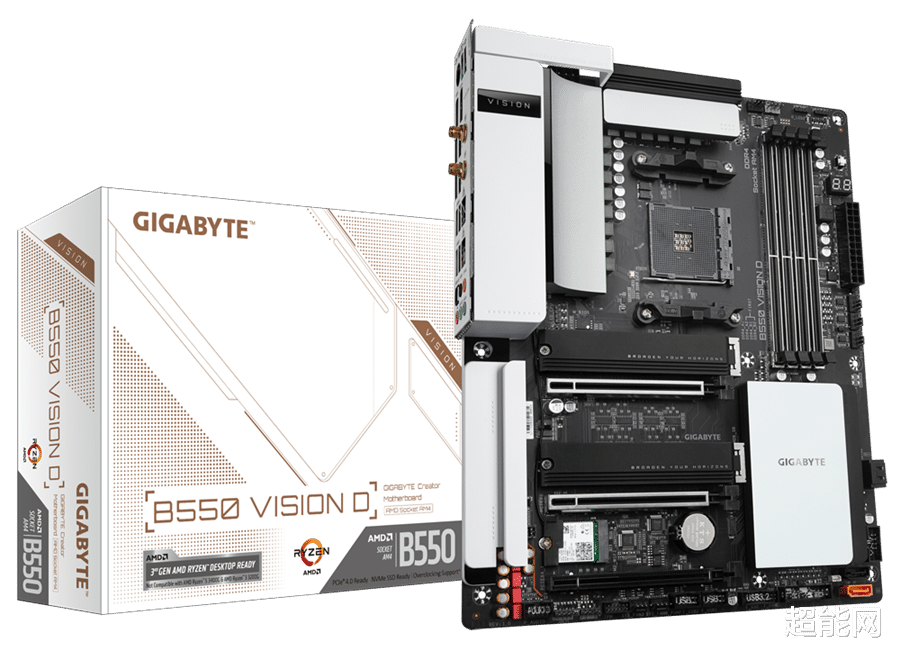 主板|技嘉B550 VISION D主板通过Intel Thunderbolt 3认证