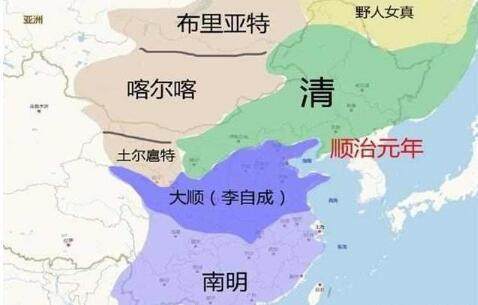 「」从五张地图看清朝如何从头开始, 慢慢统一全国的