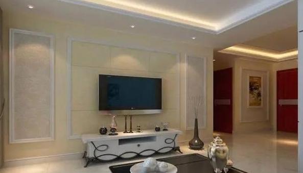 【】客厅电视墙花大价钱装太傻了，如今流行这样装，省钱又好看