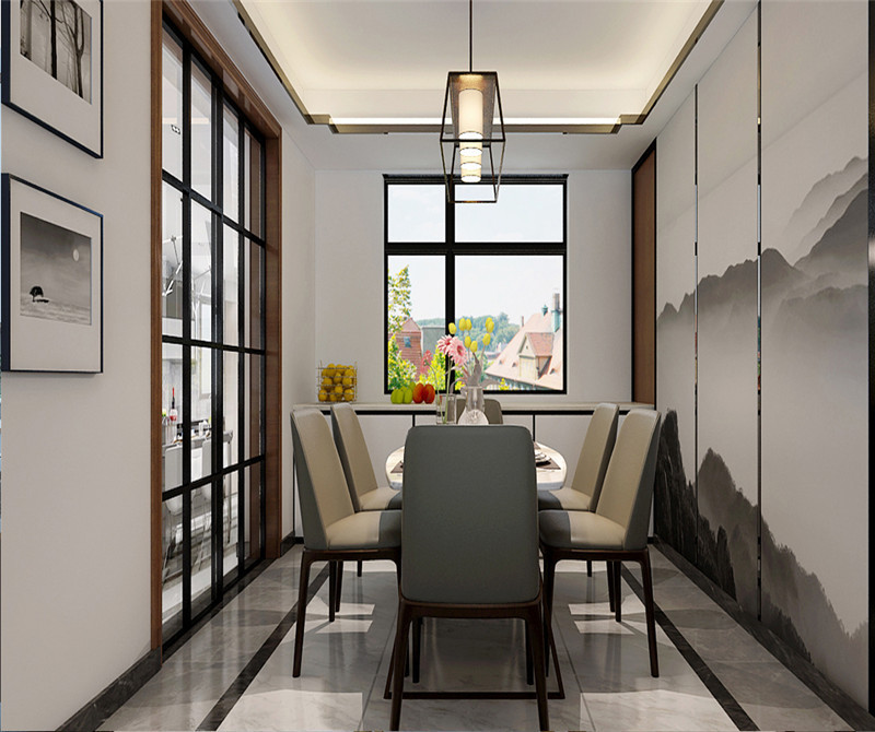 |108平简约中式三居室，干净干练有思想的房子