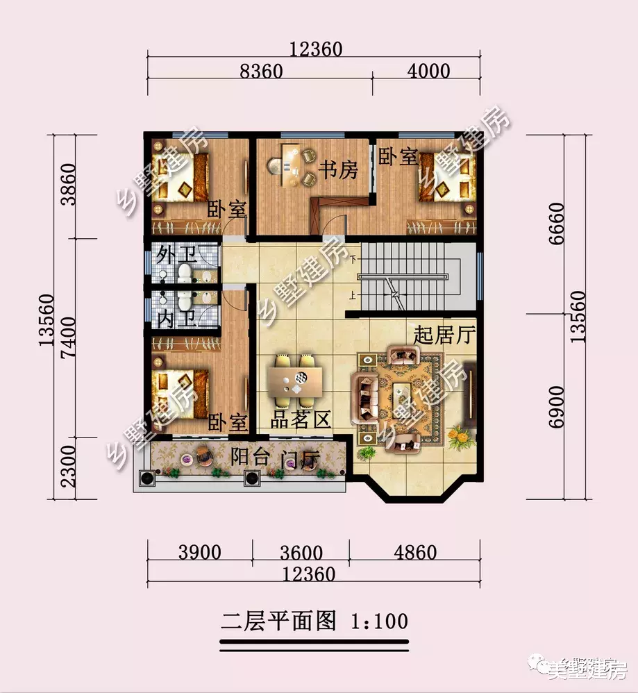 |这套农村别墅颜值逆天，建成后比效果图还惊艳，回村盖它没错了。