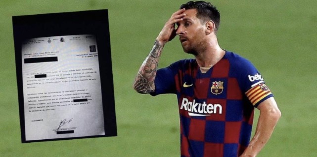 梅西|梅西传真原件曝光：感谢巴萨培养！因个人原因解约，8大潜在下家揭晓