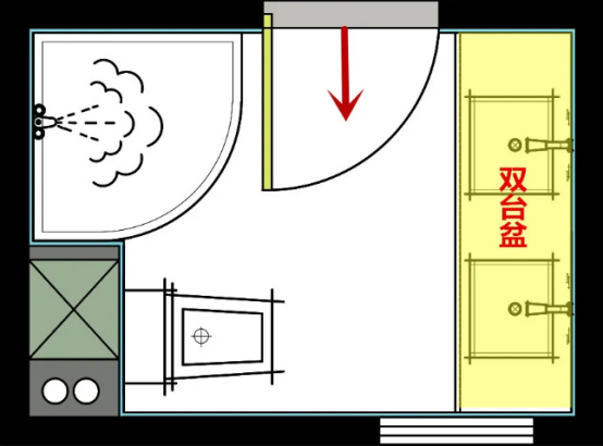 |这是4㎡卫生间的最优布局,不服来辩!