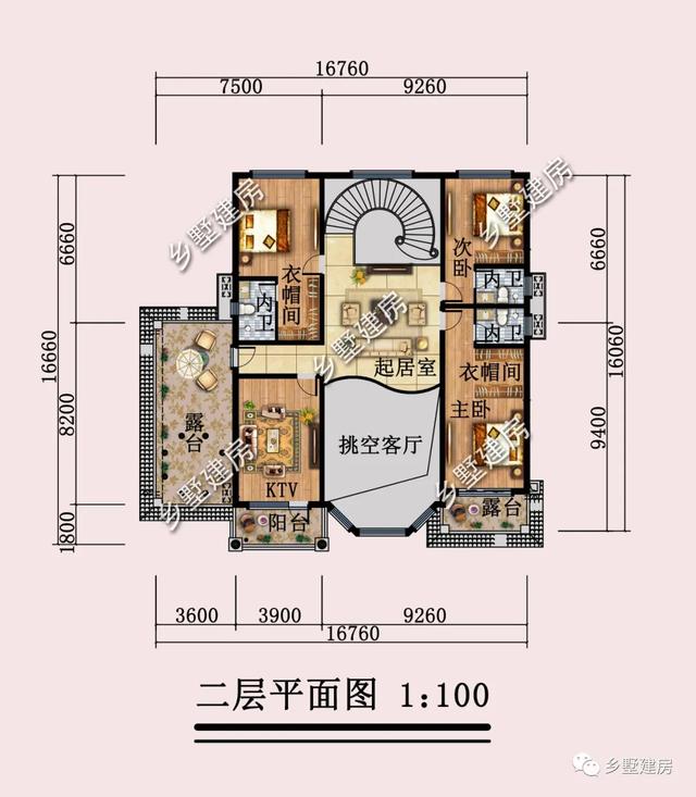 欧式别墅|有宅基地的赶快建！17x16米豪华欧式别墅，内部布局太精巧！