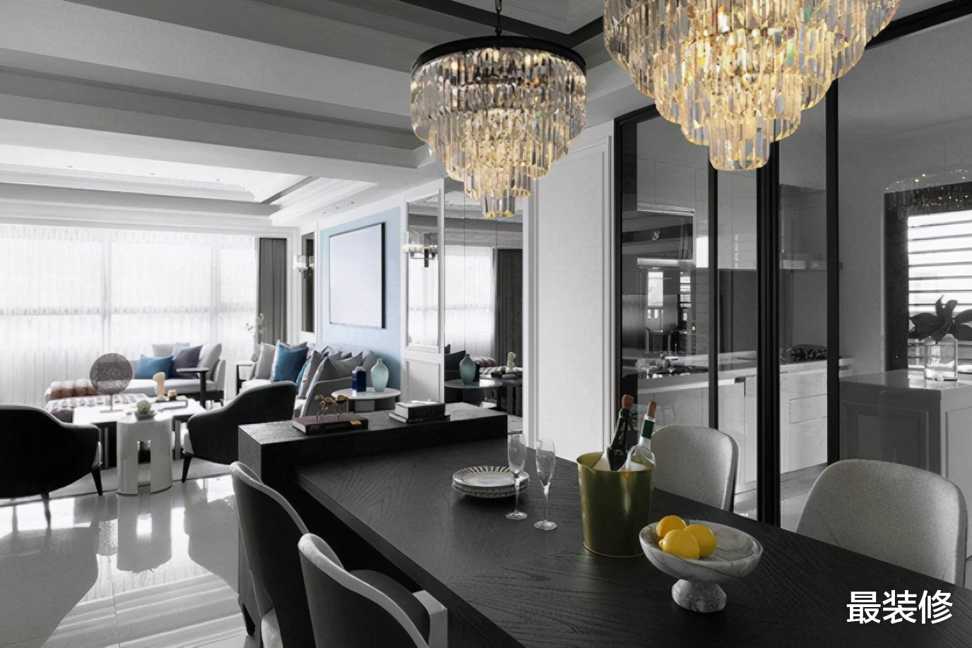 |330平新古典风大平层，装修气派，每一处都是低调的奢华