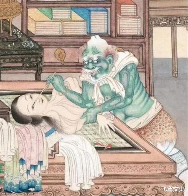 聊斋志异|清朝的一幅女鬼图,将画放大10倍后,专家:你看她在干啥?