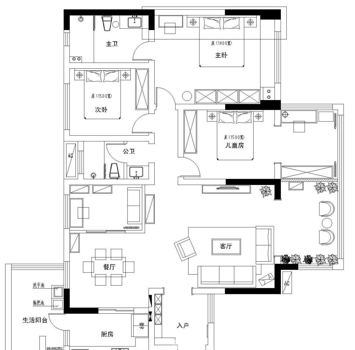 []这个家不算特豪华，但清爽简约的氛围让人喜欢，20万装修太值了！