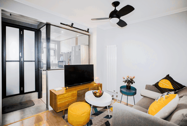 |40㎡温馨单身公寓，户型虽小也算有房一族，父母都不操心相亲了