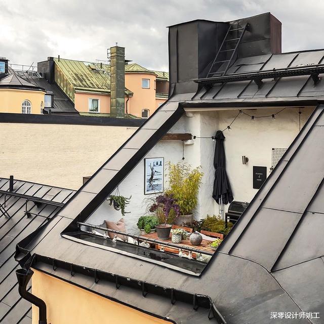 |阁楼斜坡难利用？看我朋友多艺高人胆大，室内室外打通白得一露台