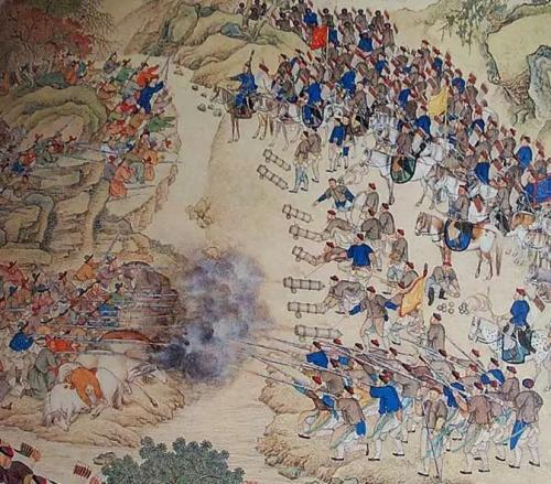 |为了不留后患，乾隆征服准噶尔部后，将其灭族