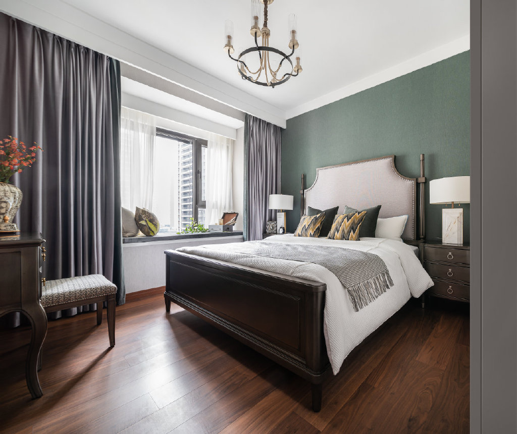 |179㎡现代美式风格，横厅采光超级好！