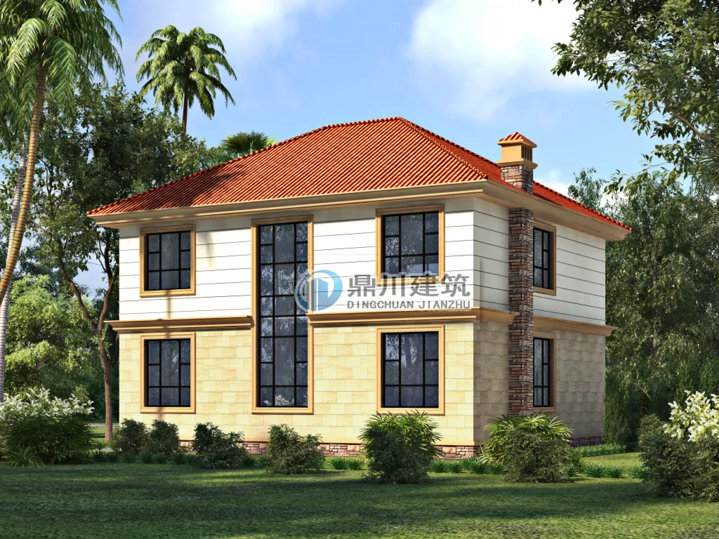 @12×10.5米,二层舒适型农村小别墅,经典大气,人人都说好户型