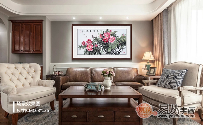 客厅挂画如何选择 花鸟画清新脱俗最受欢迎