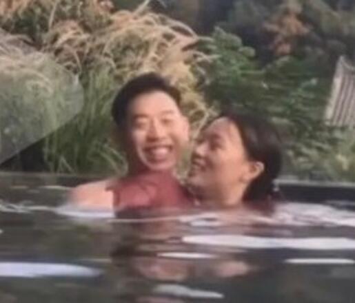 杨迪|热搜预定！疑杨迪马思纯互相依偎泡温泉，网友：本人亲测是真的