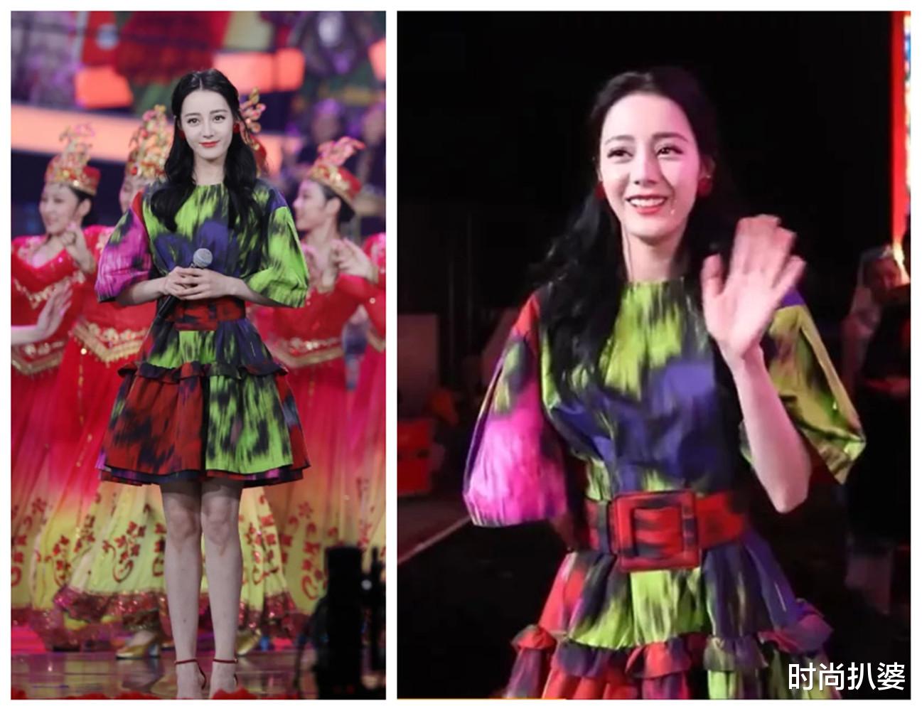 杨紫|国庆晚会baby输裙摆不输阵,穿高定裙锁定C位!杨紫也终于穿对衣