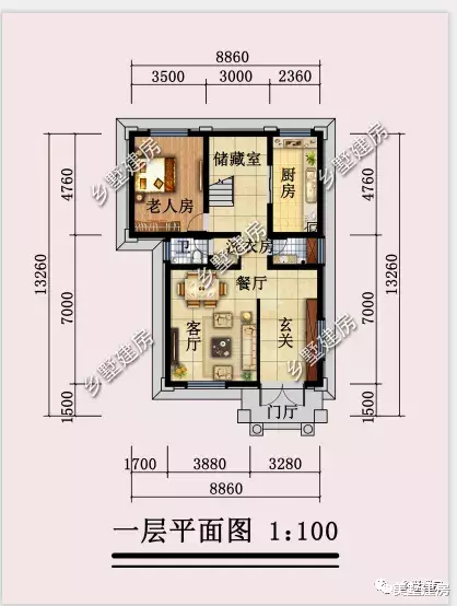 |全屋顶大露台的双层别墅,典雅精致,农村建房爆款!