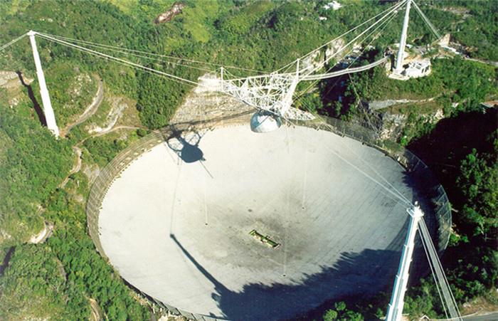 射电望远镜▲耗资2.6亿！原是世界上“最大的天眼”，如今遍地垃圾！