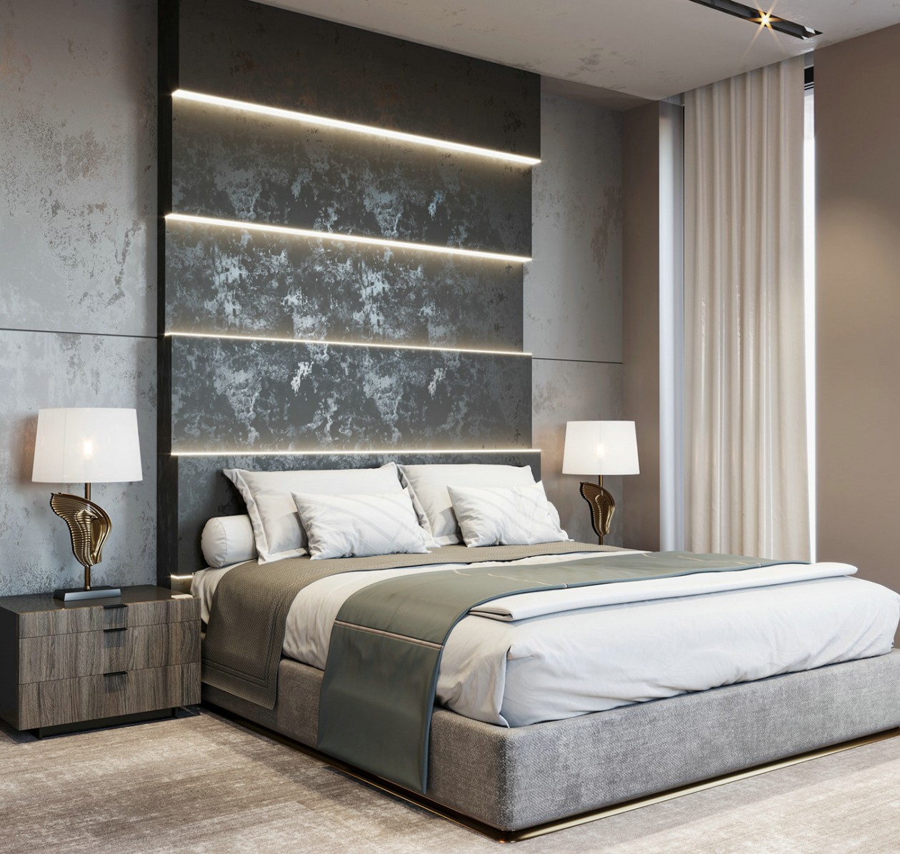 「」现代轻奢风装修案例赏析——品质与美学相交融