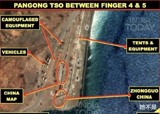 印度|卫星拍到班公湖震撼一幕，印军指挥官怒不可遏，差距实在悬殊