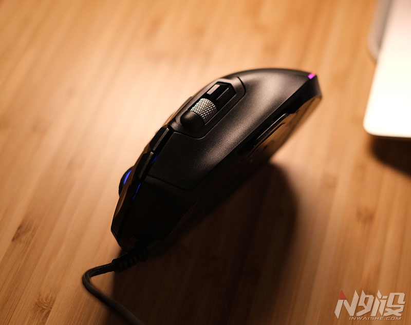 芯片|可变指托模块 雷柏V330游戏鼠标开箱图赏