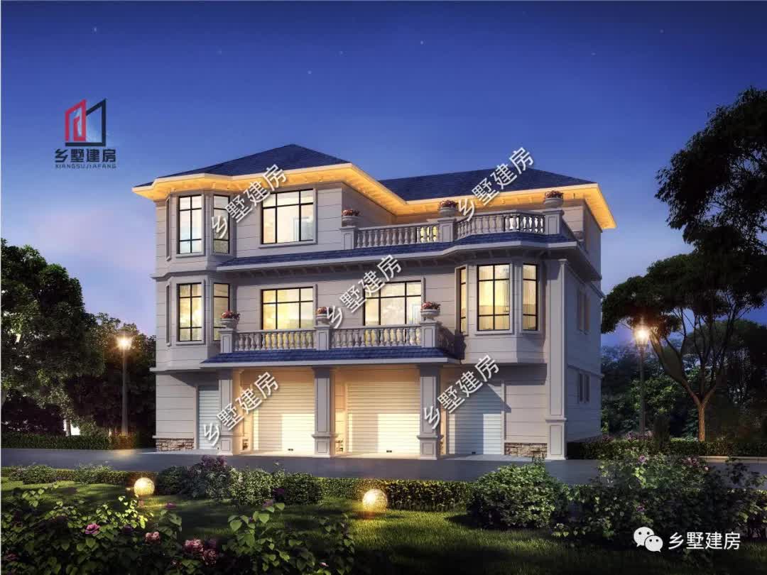 |自从建了这栋欧式带门面别墅，村里传的人尽皆知，老有面子了