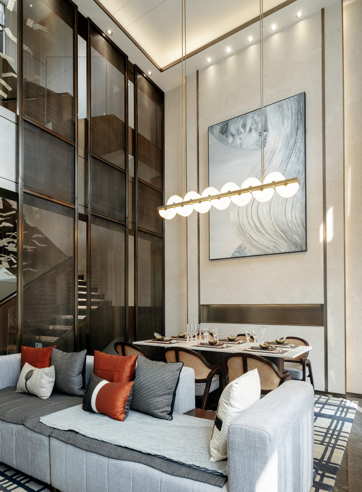 中式别墅■220㎡新中式别墅,择一雅居,岁月静好,这是现代人的诗意