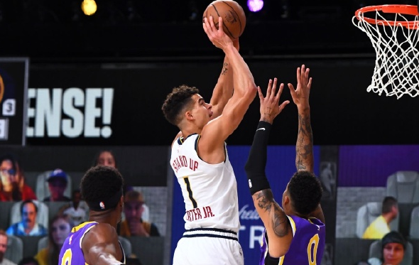 湖人队|时隔10年挺进总决赛！湖人117-107掘金，总分4-1，詹眉合砍65分