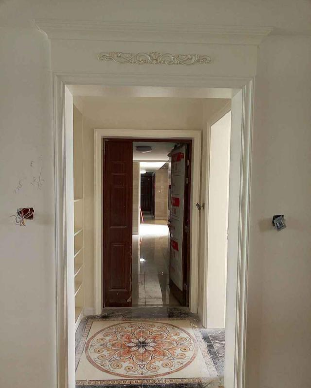 「」新房硬装快要收尾了, 吊顶和地砖效果很漂亮, 忍不住晒晒